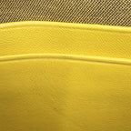 Fendi 2-Way Micro Mini Shoulder Bag Crossbody Mamma Bucket Leather Yellow Silver — view 7