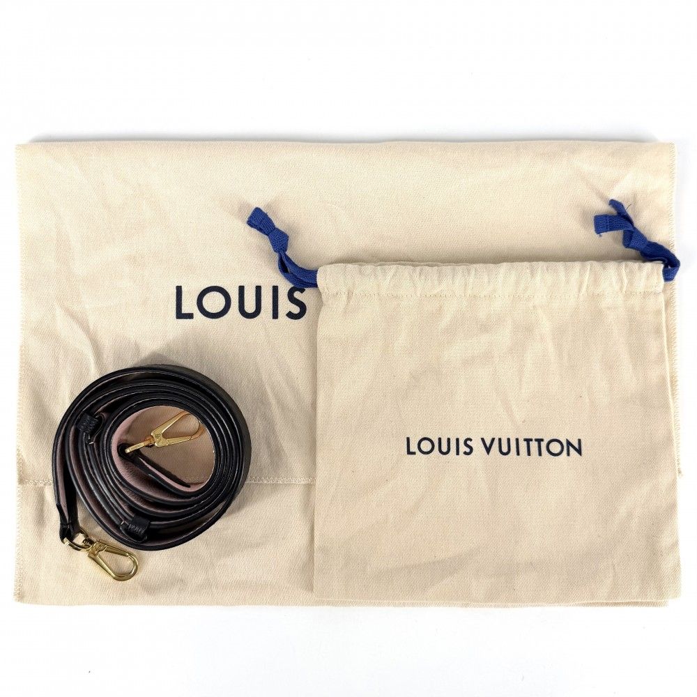 Louis Vuitton 2-Way Lockme TenHandbag Shoulder Bag LV Turnlock Leather Black — view 8