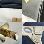 Louis Vuitton 2-Way Lockme TenHandbag Shoulder Bag LV Turnlock Leather Black — view 6