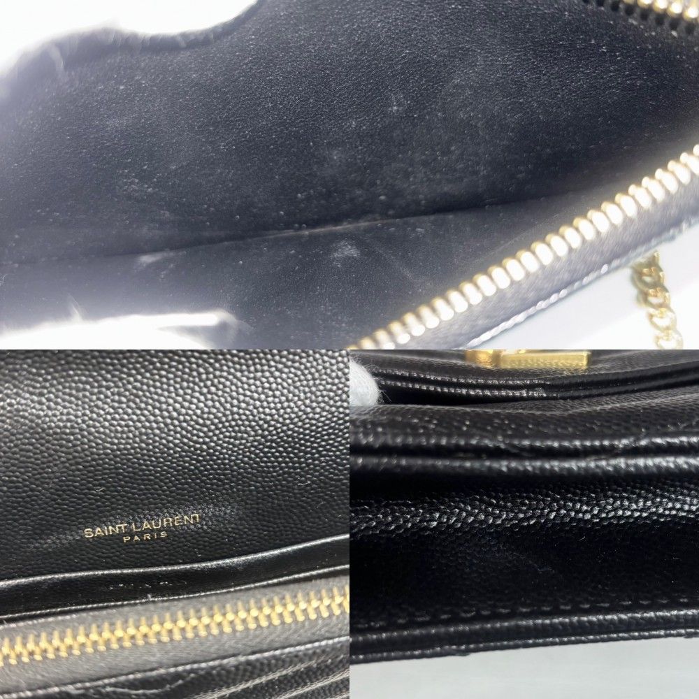 Saint Laurent Paris Chain Wallet Cassandra YSL Logo Shoulder Bag Crossbody — view 7
