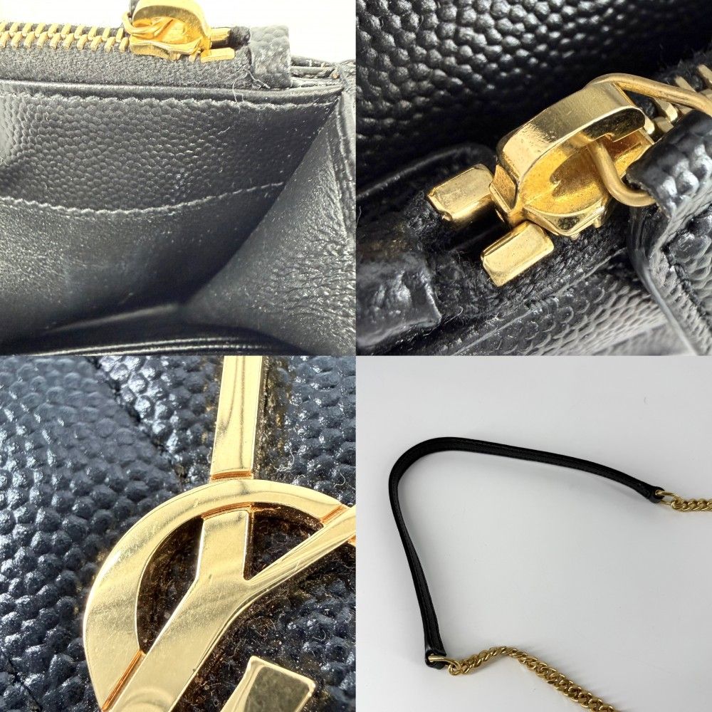 Saint Laurent Paris Chain Wallet Cassandra YSL Logo Shoulder Bag Crossbody — view 6