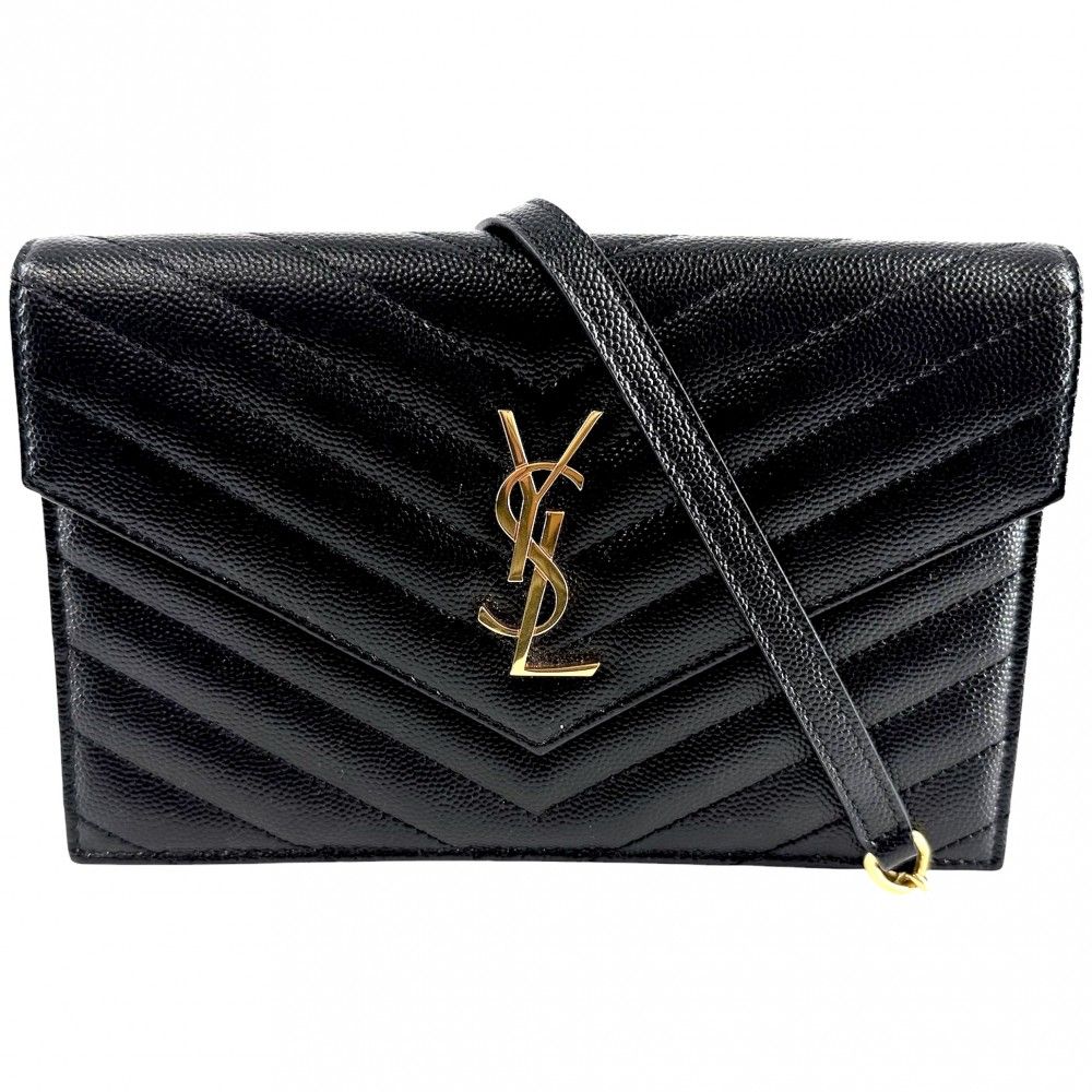 Saint Laurent Paris Chain Wallet Cassandra YSL Logo Shoulder Bag Crossbody