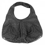 Bottega Veneta Handbag Intrecciato One Handle Leather Black — view 2