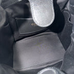 Chanel Backpack Quilted Chain Shoulder CC Logo 25 Caviar Leather Black Gold — view 4