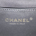 Chanel Backpack Quilted Chain Shoulder CC Logo 25 Caviar Leather Black Gold — view 5