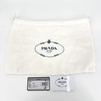 Prada Belt Bag Triangle Logo Bag Nylon Black Silver — view 7