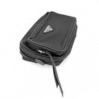Prada Belt Bag Triangle Logo Bag Nylon Black Silver — view 3
