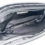 Prada Belt Bag Triangle Logo Bag Nylon Black Silver — view 4