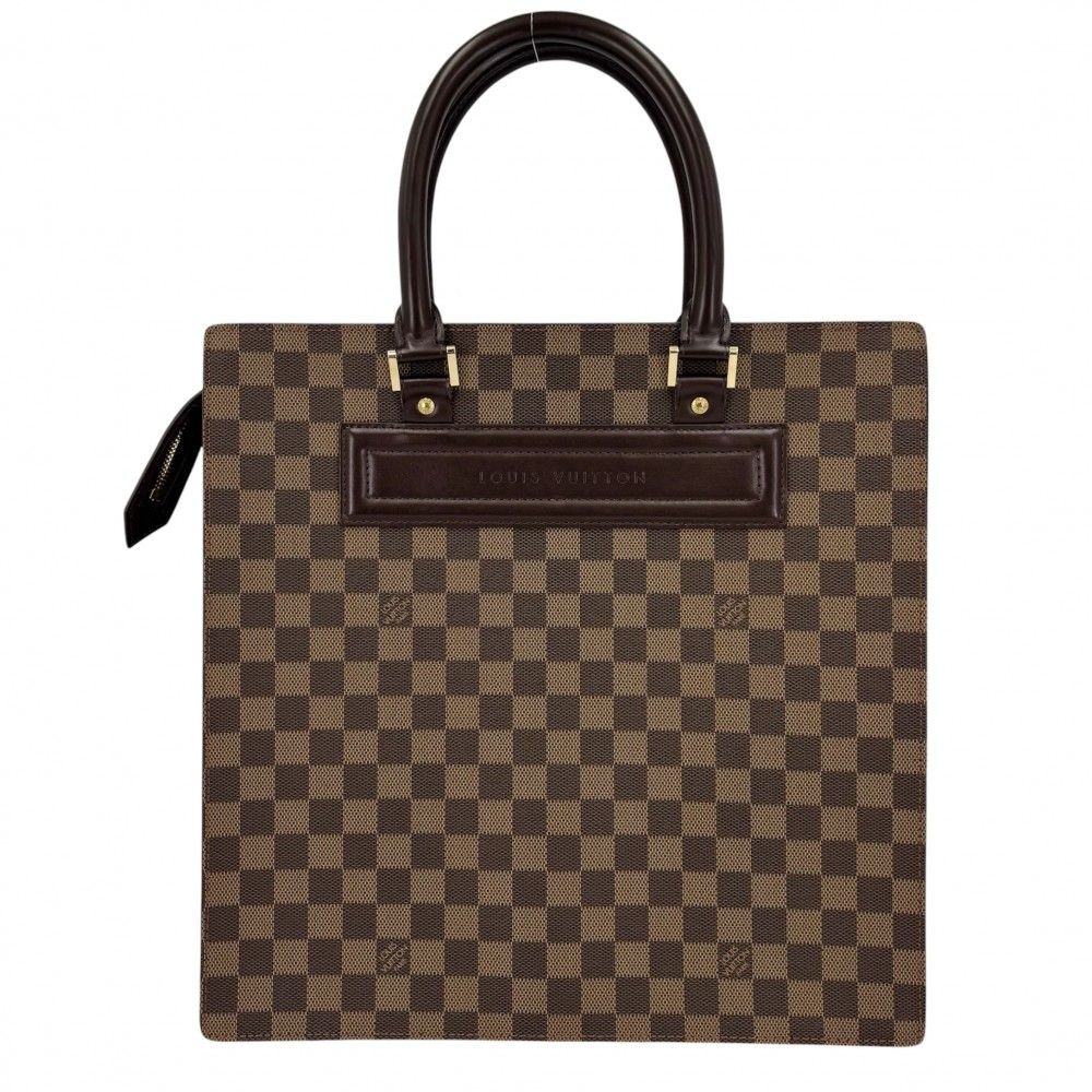 Louis Vuitton Tote Damier Venice GM Handbag Brown Gold