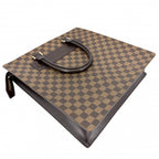 Louis Vuitton Tote Damier Venice GM Handbag Brown Gold — view 3