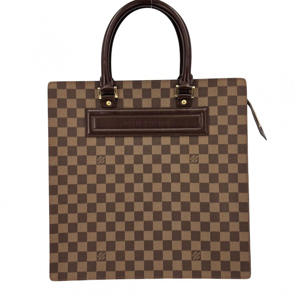 Louis Vuitton Tote Damier Venice GM Handbag Brown Gold — view 2
