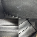 Prada Shoulder Bag Esplanade Bicolor Leather Khaki Black Gold — view 8