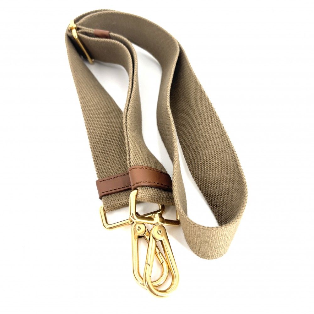 Prada 2-Way Shoulder Bag Triangle Logo Basket Canvas Straw Brown — view 8