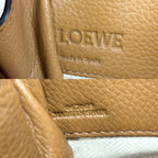 Loewe 2-Way Hammock Mini Shoulder Bag Crossbody Calf Brown Gold — view 5