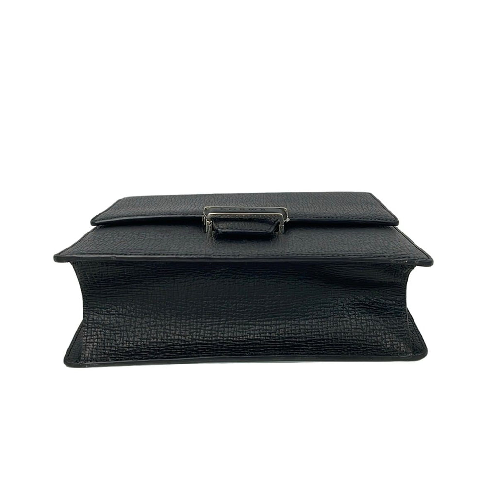 Loewe Handbag Black Embossed Leather — view 5