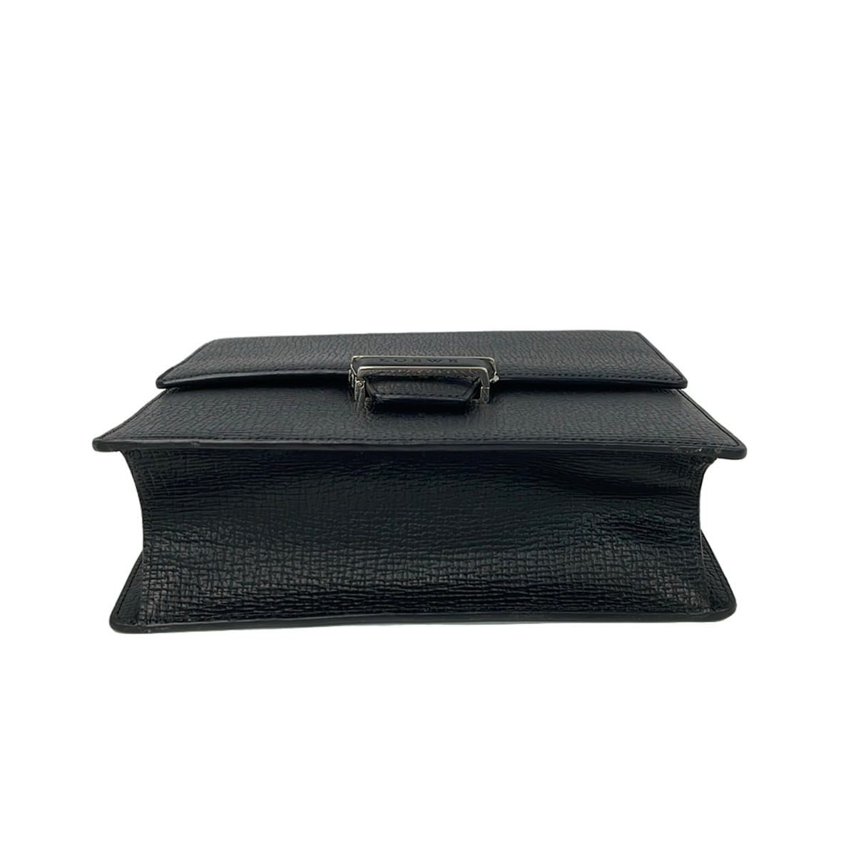 Loewe Handbag Black Embossed Leather — view 5