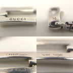 Gucci Logo Venetian Double Chain Bracelet 16 Sterling Silver — view 6