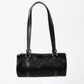 Louis Vuitton Little Papillon Handbag Monogram Black Silver