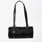 Louis Vuitton Little Papillon Handbag Monogram Black Silver