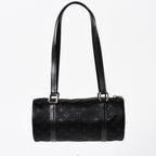 Louis Vuitton Little Papillon Handbag Monogram Black Silver — view 2