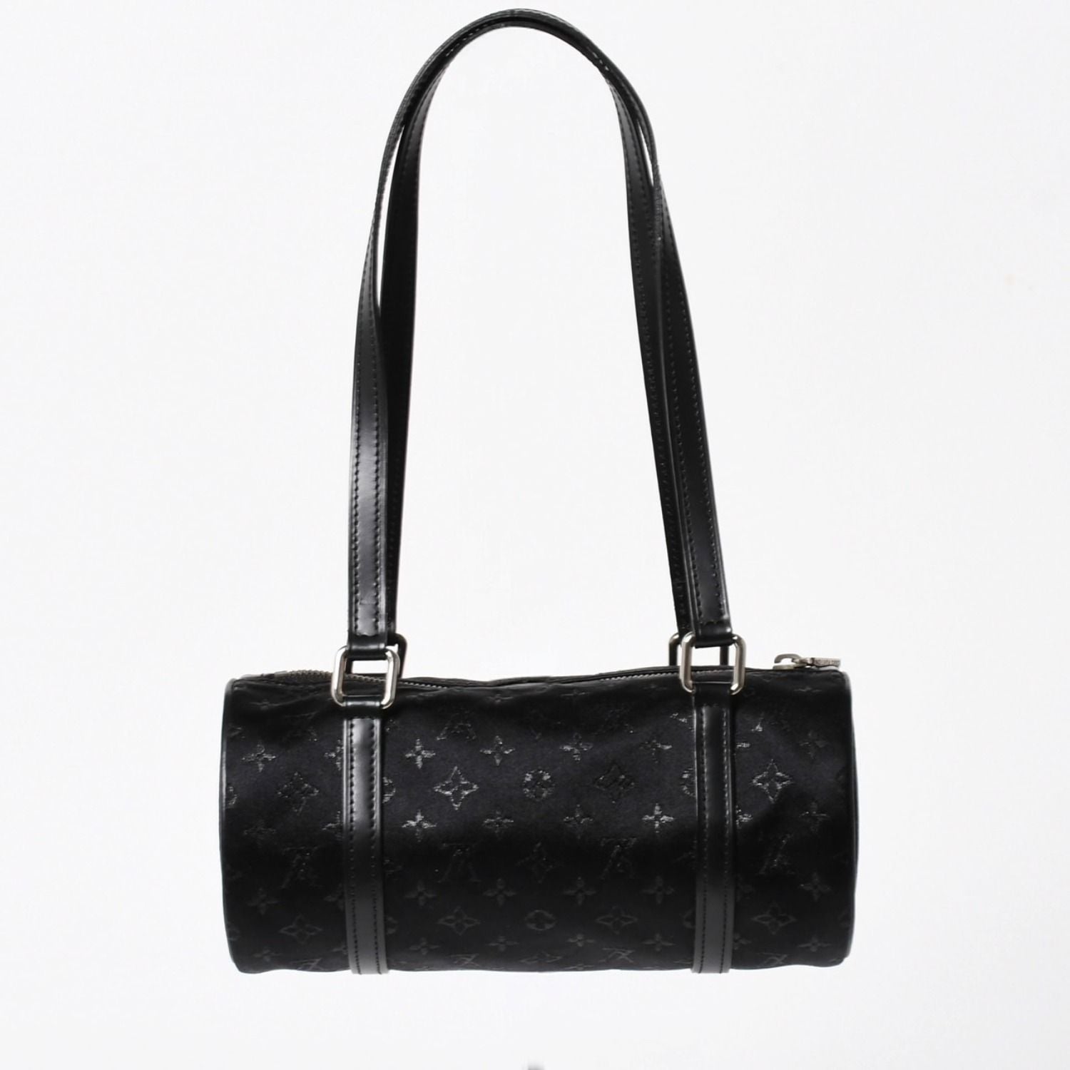 Louis Vuitton Little Papillon Handbag Monogram Black Silver — view 2
