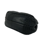 Bottega Veneta Vintage Campana Intrecht Leather Tote Black — view 8