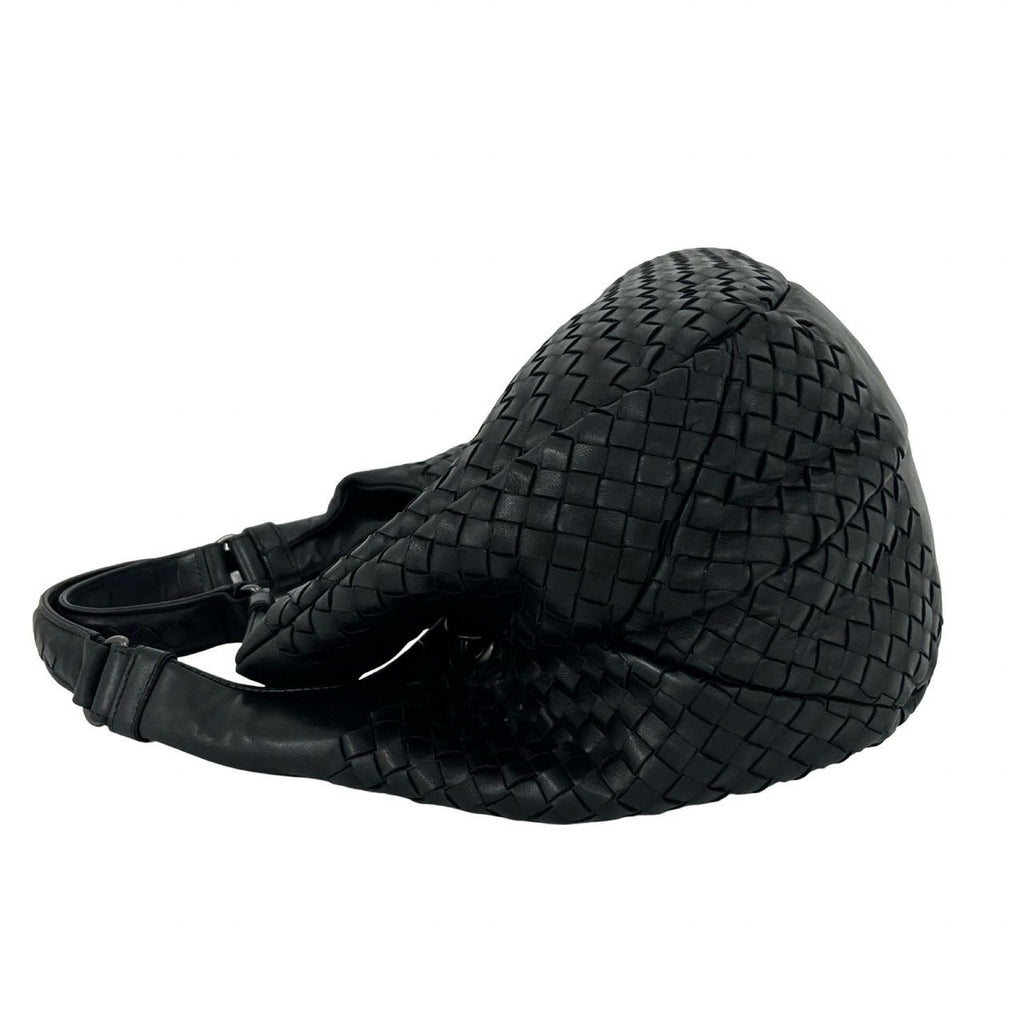 Bottega Veneta Vintage Campana Intrecht Leather Tote Black — view 5