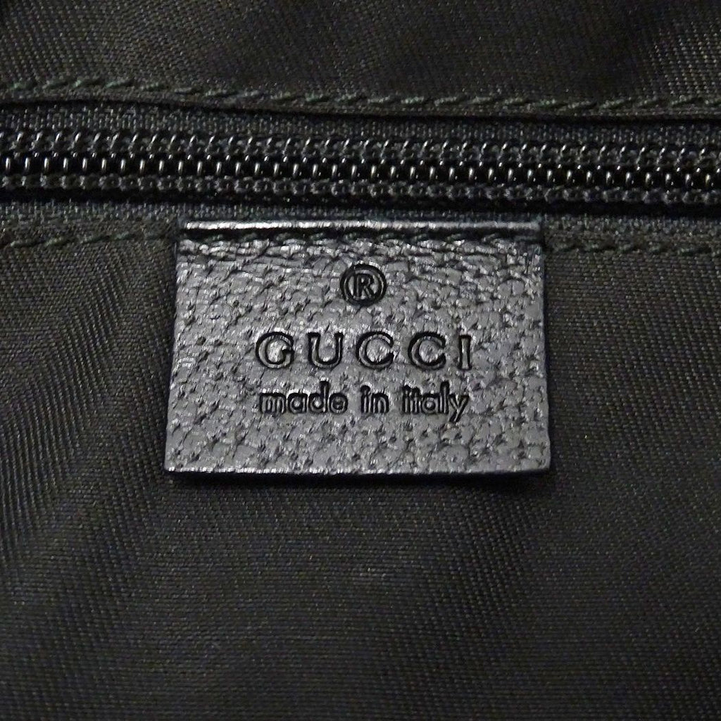 Gucci Shoulder Bag GG Canvas Sherry Black — view 6