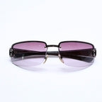 Gucci Half Rim Sunglasses Eyewear S Bkvyt Horsebit Brown — view 2