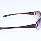 Gucci Half Rim Sunglasses Eyewear S Bkvyt Horsebit Brown — view 5