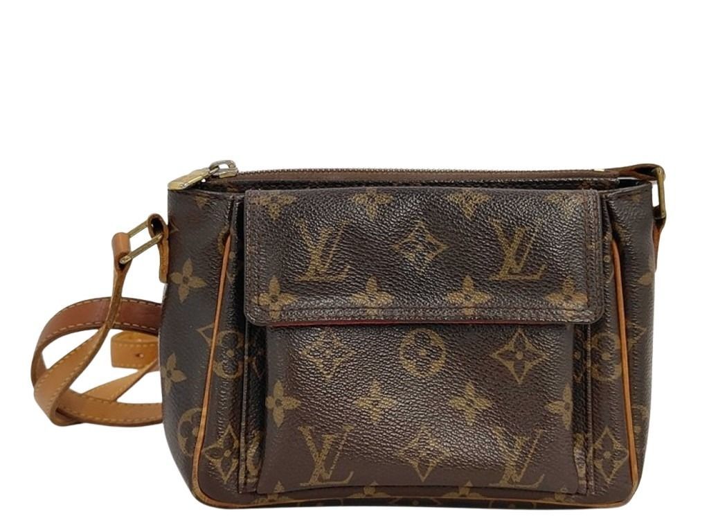 Louis Vuitton Shoulder Bag Viva Cite PM Brown Monogram Gold