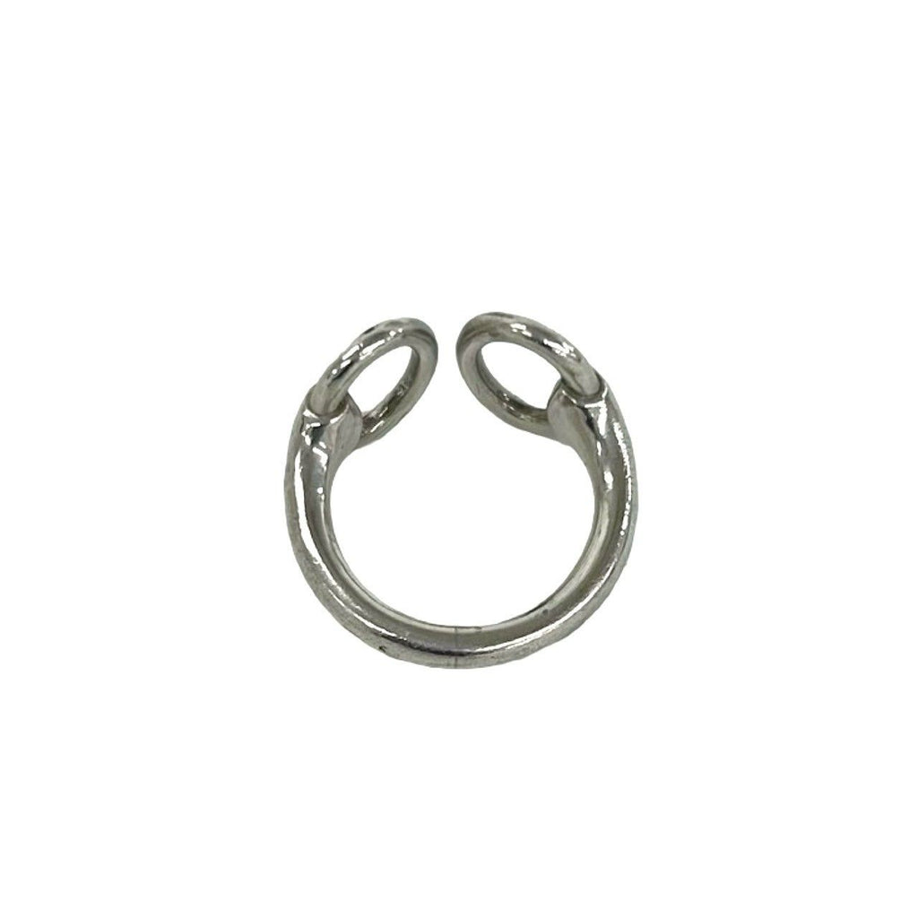 Hermes Vintage Nausicaa Ring 925 Sterling Silver — view 7
