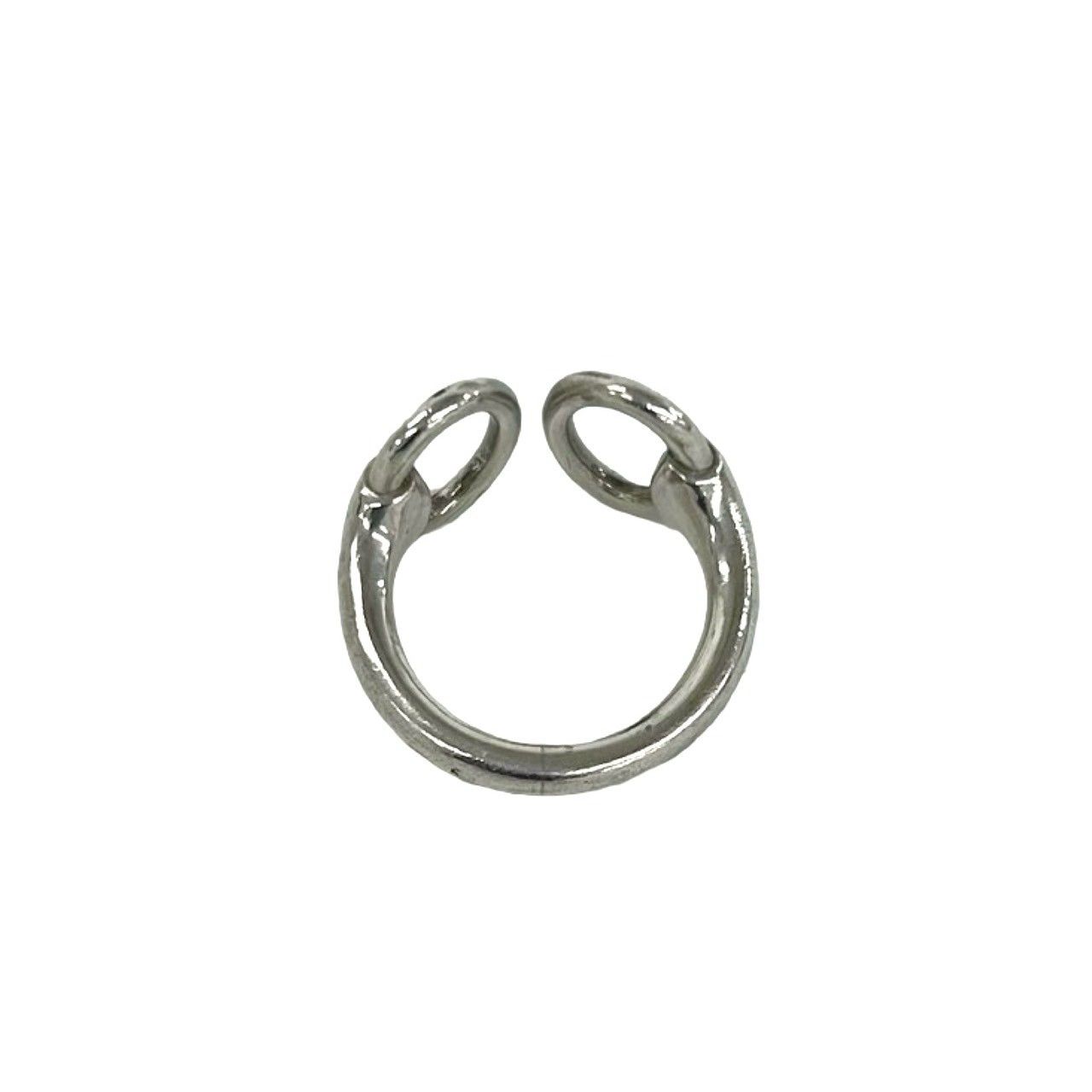 Hermes Vintage Nausicaa Ring 925 Sterling Silver — view 7