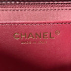 Chanel Shoulder Bag Black Gold Quilted CC Logo Chain 2-Way — view 7