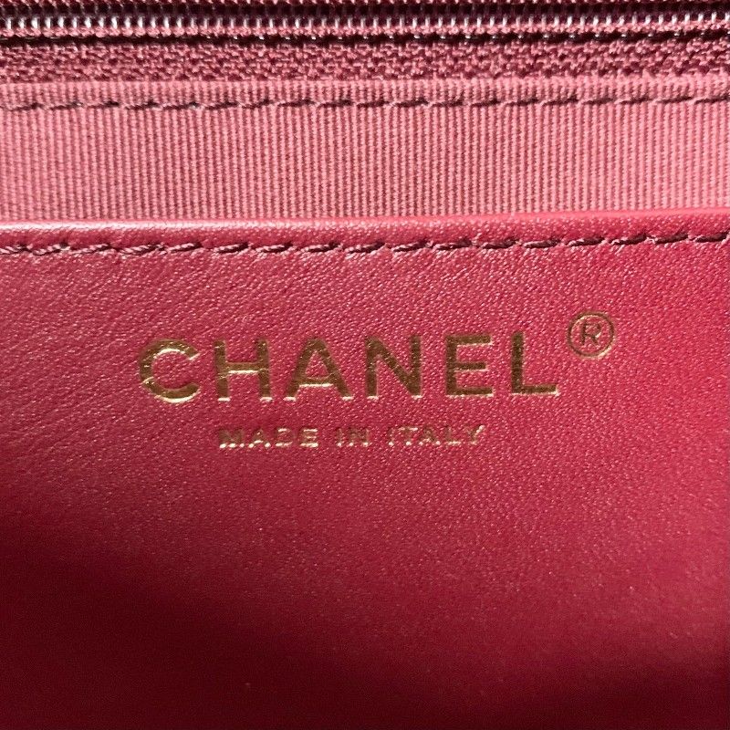 Chanel Shoulder Bag Black Gold Quilted CC Logo Chain 2-Way — view 7
