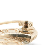 Chanel Brooch Corsage Gold CC Logo Rhinestone — view 7
