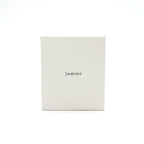 Saint Laurent Wallet Bifold Mini Black Gold Zip Stitch YSL Logo Quilted — view 8