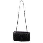 Gucci GG Marmont Small Shoulder Bag 2-Way Calfskin So Black Monochrome Included — view 3