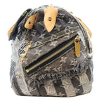 Louis Vuitton Monogram Denim Patchwork Black Speed 30 Boston — view 2