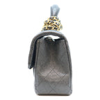 Chanel Black Caviar Gold Top Handle Mini Quilted 20 — view 2