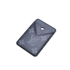 Louis Vuitton Card Case Magnet Monogram Eclipse Black Gray — view 4