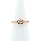 Chanel Ring Pink Gold Camellia Diamond — view 7