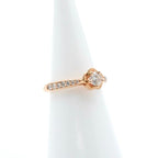 Chanel Ring Pink Gold Camellia Diamond — view 8