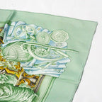 Hermes Scarf Carre 90 Thinking Back to the Age of Exploration — view 5