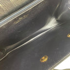 Dior Vintage Shoulder Bag Leather Navy — view 6