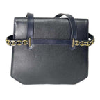 Dior Vintage Shoulder Bag Leather Navy — view 2