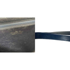 Dior Vintage Shoulder Bag Leather Navy — view 7
