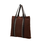 Hermes Troca Vertical Tote Brown Canvas — view 2