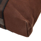 Hermes Troca Vertical Tote Brown Canvas — view 6