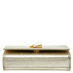 Saint Laurent YSL Logo Kate Crossbody Chain Shoulder Bag Gold Leather — view 3